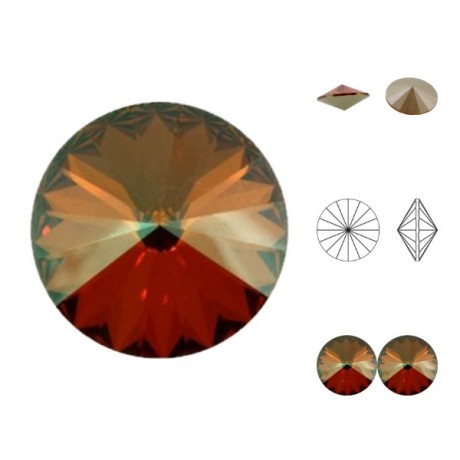 Swarovski Rivoli - Crystal Copper