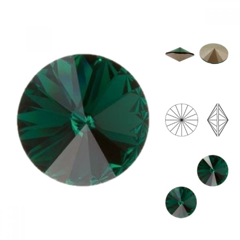 Swarovski Rivoli - Emerald