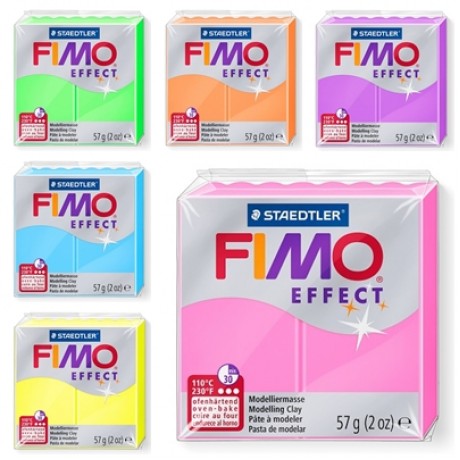 Staedtler Fimo Effect Neon Polymer Modelling Clay